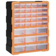 39 Drawers Storage Cabinet Tool Box Bin Chest Case Plastic Organiser Divider