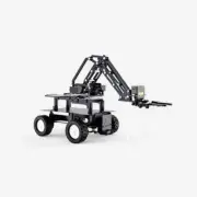 2-Mode Smart Car Kit Robot Car (Differential + Ackerman Modes) + 3DOF Robot Arm