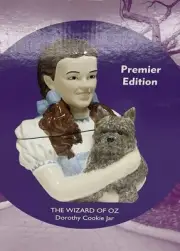 The Wizard of Oz Dorothy and Toto Cookie Jar Limited Edition New Sealed Vtg