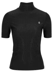 Coperni Crystal-embellished Stretch-jersey top - Black - S (UK8-10 / S) S (UK8-10 / S)