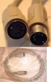 Lot4 10ft MIDI Male~Female Extension Cable 5pin DIN Digital Audio,synthesizer