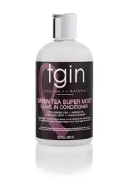 tgin Green Tea Super Moist Leave in Conditioner for Curly, Coily and Wavy Hair,