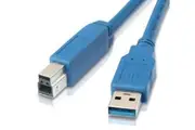 Astrotek USB 3.0 Printer Cable 1m - AM-BM Type A to B Male to Male Blue Colour for External HDD Printer Scanner Docking Station ~CBAT-USB3-AB-2M