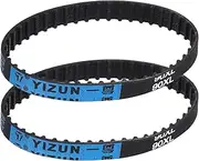 uxcell 2pcs 90XL Rubber Timing Belt 45 Teeth 10mm Width 5.08mm Pitch Synchronous Closed Loop Geared Drive Belt Black for Industrial