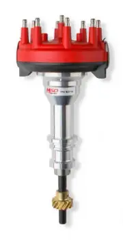 MSD Ignition MSD8379 Ford 289-302W V8 Crank Trigger Distributor Red Cap