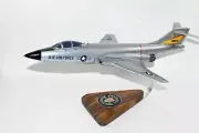 29th Fighter-Interceptor Squadron F-101 Model, 1/45th (18") Scale, Mahogany