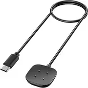 Tobfit Charging Cable Charger for Fitbit Versa 4 Fitbit Versa 3/Fitbit Sense/Sense 2, USB C Charger Cable for Versa 3/Versa 4 (50 cm)
