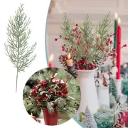 12 Pcs Artificial Cedar Faux Cedar Spray Branches Cedar Twig Stems Picks