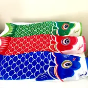 3Assort Koinobori Set Japanese Windsock Koi Nobori Fish Carp Flag Kite Streamer