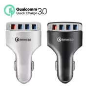 4-Slot QC3.0 Car USB Charger PD Charging Adapter Mini Cigarette Lighter Socket