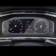 For Vw For Taos For T-Cross 2022 Car Radio Gps Navigation Interior Tempered Glass Screen Protector Film Anti-Fingerprint Film(Speedometer)