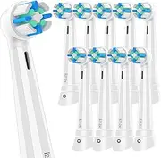 12PCS Replacement Heads Compatible with Oral B iO 2 3 4 5 6 7 8 9 10 Series Electric Toothbrush, IO Brush Heads Compatible with Oral B, Medium Bristles for Teeth Clean & Gums Care (White)