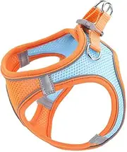 Happyyami Pet Leash Cat Harness and Leash Reflective Walking Soft Cat Accessories Harnesses Reflective Pet Vest Accessories Puppy Small for Vest Chest Kitten Grooming Puppy Cloth Orange