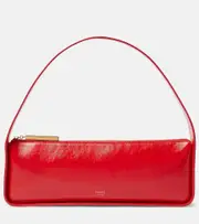 [Khaite] Khaite Lori leather shoulder bag One Size red