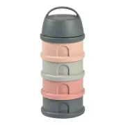Formula & Snacks Container - Mineral Grey/Pink