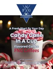 FNG Coffees-Candy Cane In A Cup-DECAF- Ground or Whole Bean- 16 oz