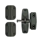 ProtectorAl Woodland Grey G8Safe Double-Sided Gravity Latch And Adjustable Hinges Gravity-X Gate Kit