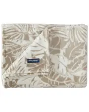 Tommy Bahama Costa Blanca Ultra Soft Plush Fleece Reversible Throw Blanket