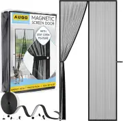 38X83" Magnetic Screen Door - Self Sealing,Heavy Duty, Hands Free Mesh Partition