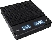 Alipis 5Kg Coffee Scale with Timer High Precision Electronic Drip Espresso Scale for Accurate Brewing Display with Backlight and Auto Power Off