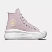 Converse Women's CTAS Move Hi Top Platform Sneaker A03920C Mauve Pink
