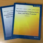 單元操作 原文 FUNDAMENTALS OF MOMENTUM, HEAT, AND MASS TRANSFER