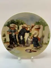 VTG Knowles 1983 "A COAT OF PAINT 3rd of 4 From Friends I Remember Series w/CoA