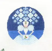Whipstitch Nutcracker Series Snowqueen with SG Handpainted Needlepoint Canvas