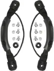 2 Pcs Black Kayak Canoe Boat Side Mount Carry Handles/Paddle Park Style 1