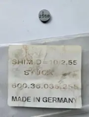 NEW GENUINE KTM 690 950 990 & 1190 RC8 2002-2023 10mm VALVE SHIM SIZE 2.55