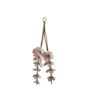 [Mulberry] Flower Keyring - Wisteria Blossom Pink Mixed Material