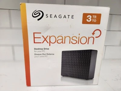 Brand New Seagate Expansion Desktop Hard Drive 3TB SRD0NF2 (Open Box)