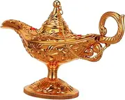 FOYTOKI Antique Lamp Decorative Prop for Home and Office Vintage Table Ornament for Living Room Bedroom Meditation Room Unique Collector Item Safe Material