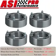 4× 38mm 4x110-4x156 3/8" x 24 Wheel Adapters For Honda Yamaha Suzuki 90mm CB.