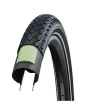 Schwalbe Green Marathon Wire Bead Commuter Tyre 700 X 38c Black/Reflective