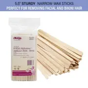 700 Sturdy Wax Waxing Stick Wood Spatulas Wooden Sticks, 5-1/2x1/4 (PW2013x7)