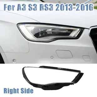 汽車大燈鏡頭蓋頭燈燈罩殼透鏡燈罩適用於奧迪 A3 S3 2013 2014 2015 2016