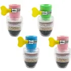 4 Pack Faucet Water Filter,6 Layer Cartridge Activated Carbon Filters Water F...