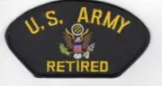 Army Retired HC Hat Patch