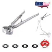 Chrome Vanadium 10” Hoof Nippers with Pre-Loaded Spring for Effortless Trimming