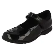 Clarks Girls School Shoes with Lights - Trixi Bee