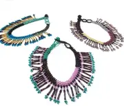 Seed Bead Multi Fringe Dangle Anklet Women's Fashion Guatemalan Handmade Jewelry