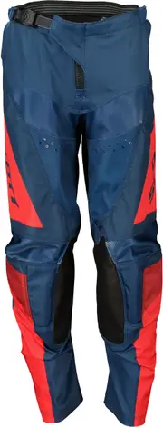 Scott Evo Track S24, textile pants kids , color: Dark Blue/Neon-Red , size: 22