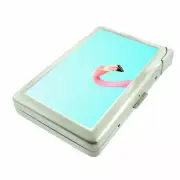 Flamingo Em1 Cigarette Case with Built in Lighter Metal Wallet