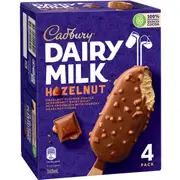 Cadbury Dairy Milk Hazelnut Sticks 4 pack