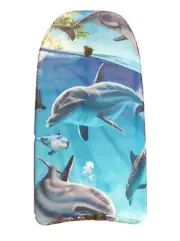 VOS Boogie Boards Body/Surfing Board for Beach Lightweight and Strong with leash