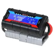 150A LCD Digital Amp Watt Meter Power Analyser Solar Caravan Meter for Anderson Plug Tool Car Acces Black