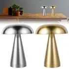 Mushroom Table Lamp Portable Cordless LED Desk Light USB Rechargeable Desk MS