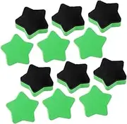 Gadpiparty 12pcs Mini Star-Shaped Dry Erase Erasers for Boys and Girls Eva Erasers for Chalkboard Whiteboard Classroom Office Supply Set
