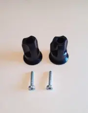DYSON DC40 DC41 DC65 UP13 UP14 UP20 PAIR OF SPINDLE TO BRUSHBAR ADAPTORS +Screws